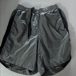 Under Armour Men's Gray and Black Athletic Shorts